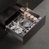 FINE Series - Luxurious Three-sided Aluminum Alloy Multi-functional Inclined Pull-out Basket